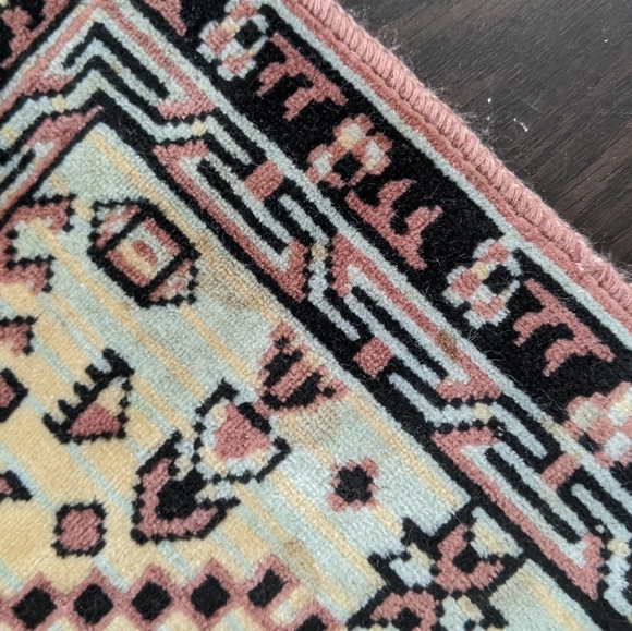Table Rug Boho Mini Kilim Rug Oriental Rug - Picture 12 of 12